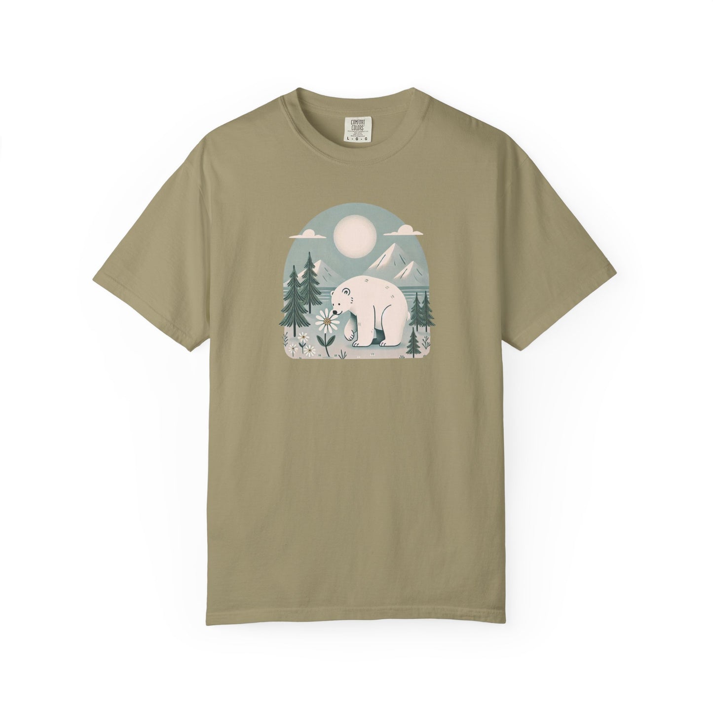 Polar Bear Meadow Comfort Colors Tee