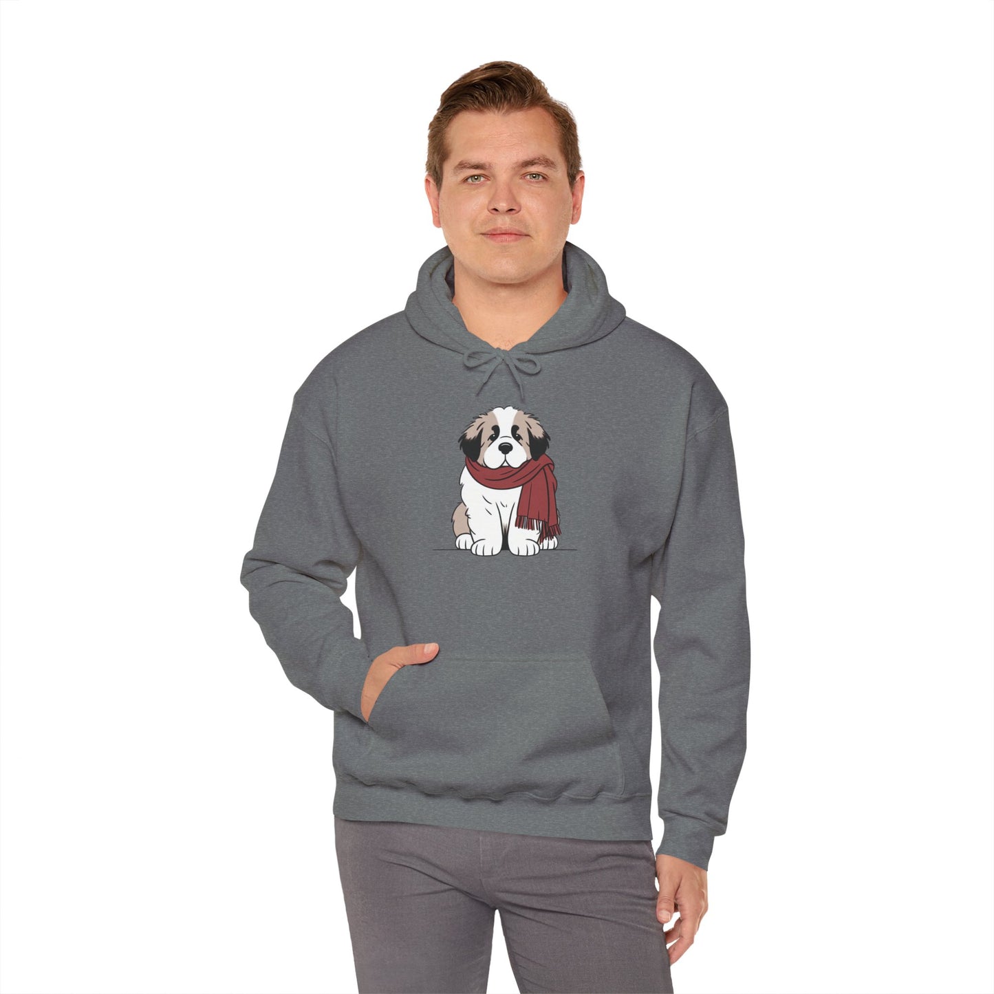 Saint Bernard Puppy Winter Hoodie