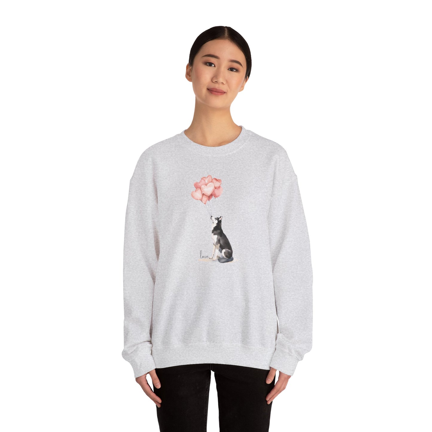 The Infinite Affection Husky Art Sweatshirt | Storybook Den