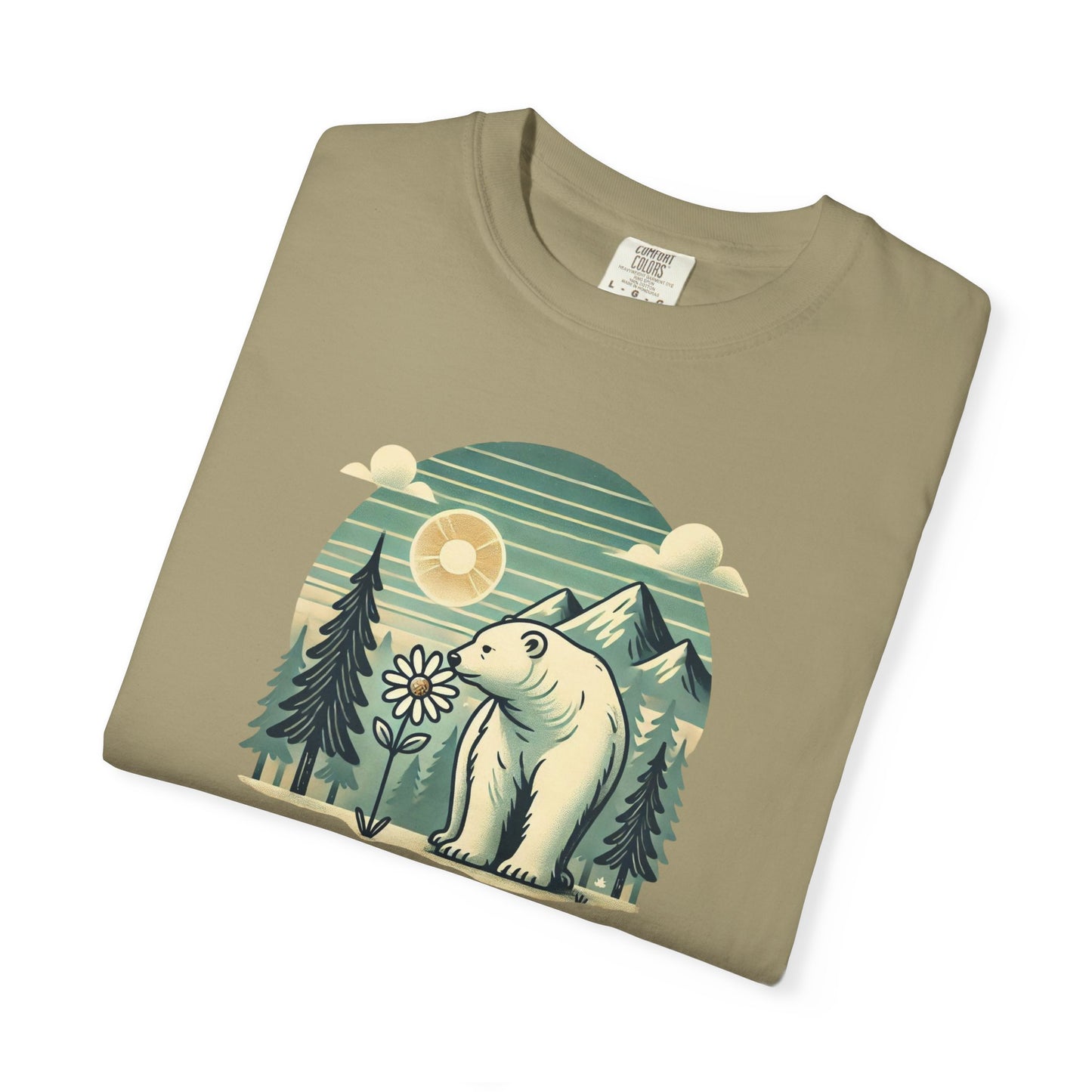 Pine & Daisy Polar Bear Comfort Colors Tee