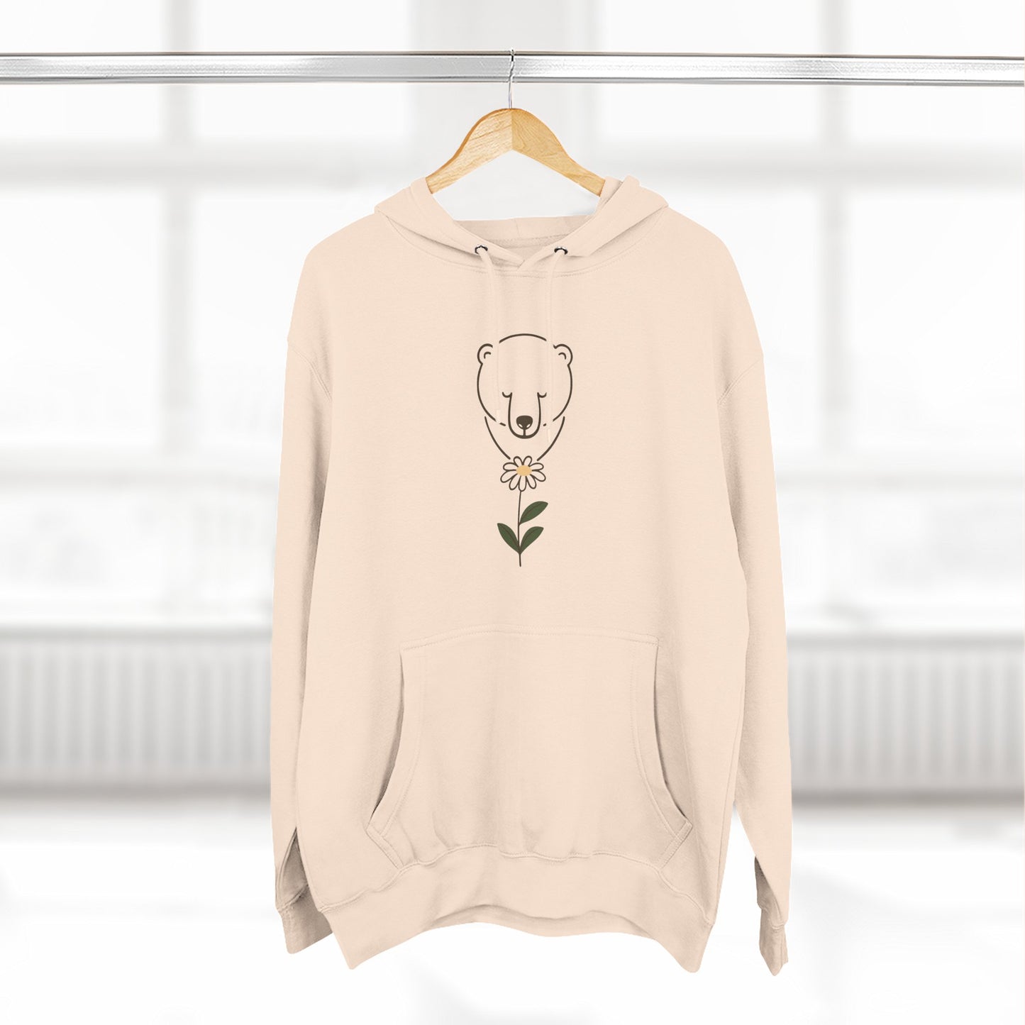 Polar Bear Daisy Hoodie