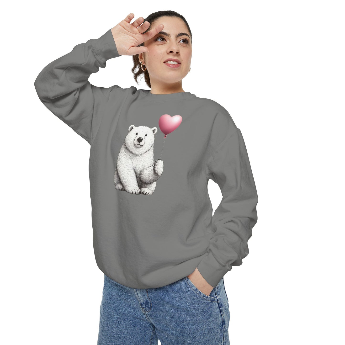 Sketch Bear Balloon Sweatshirt