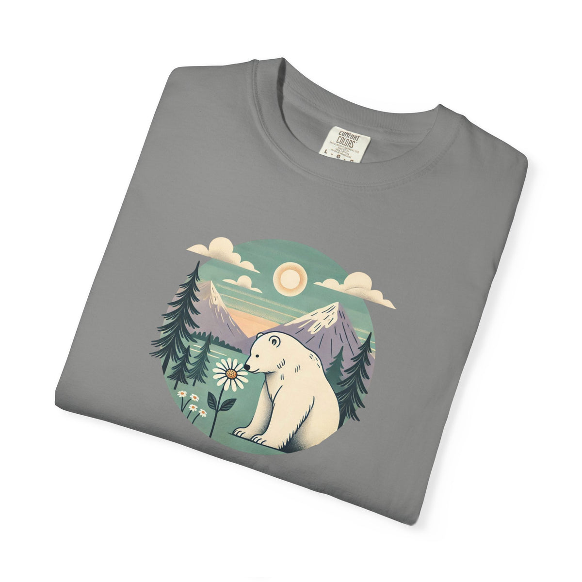 Polar Bear Mountain T-Shirt | Comfort Colors Tee