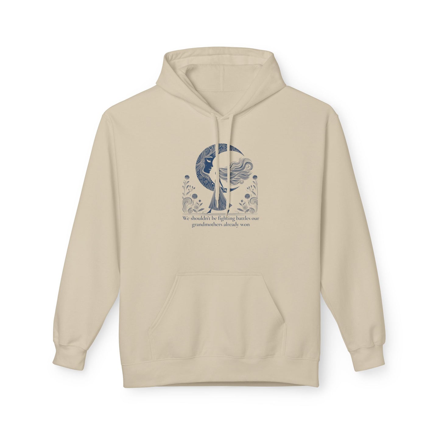 We Shouldn’t Be Fighting Battles Midweight  Hoodie,  Moon Goddess Design