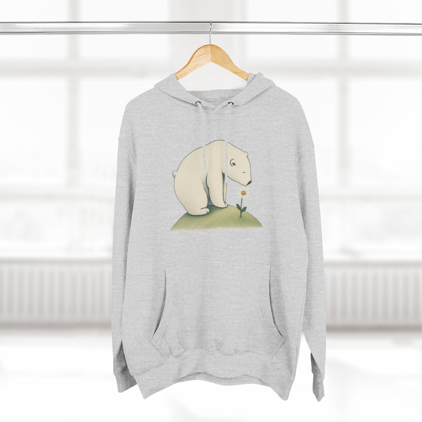 Daisy Day Polar Bear Hoodie