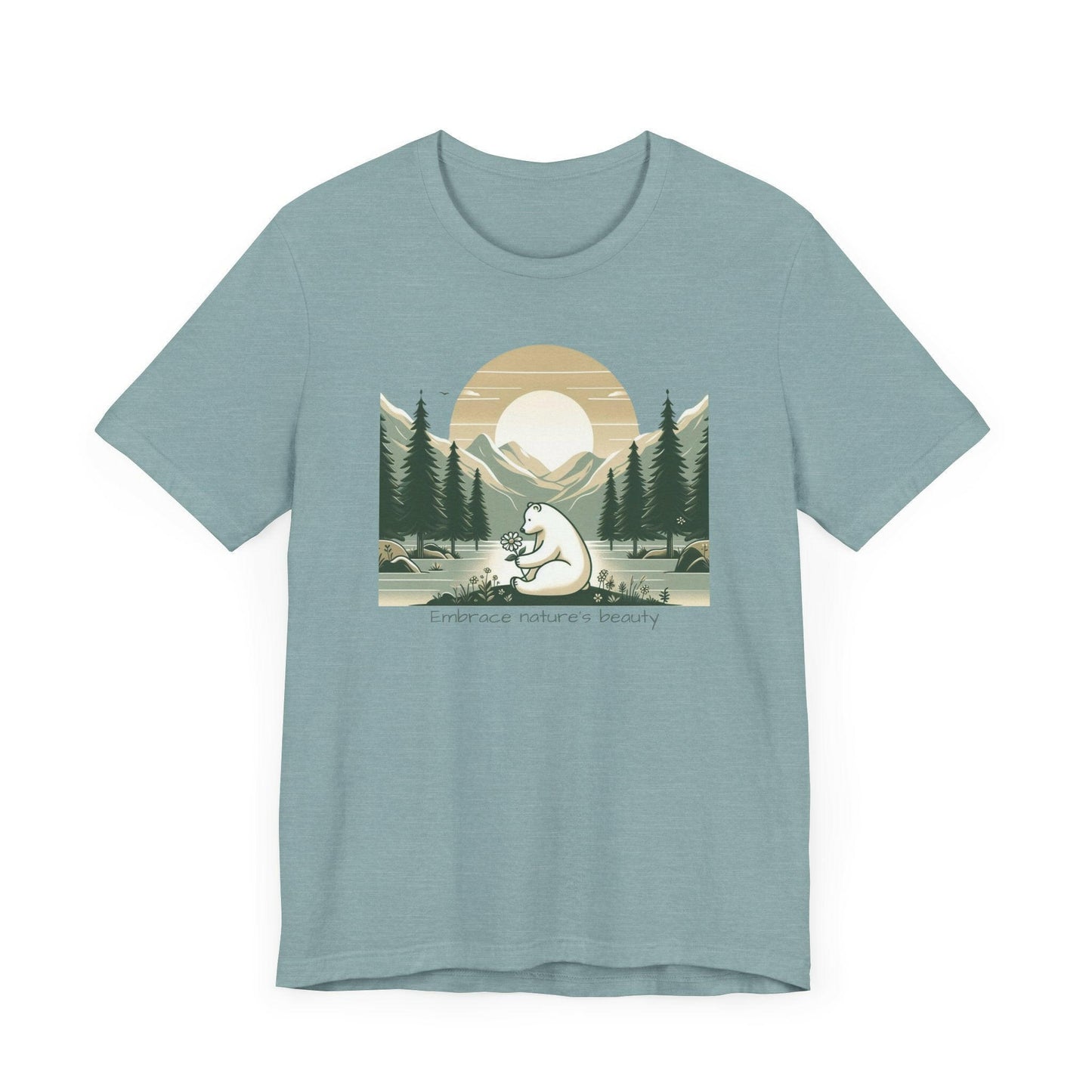 Nature-Inspired Unisex Tee - Embrace Nature's Beauty Polar Bear