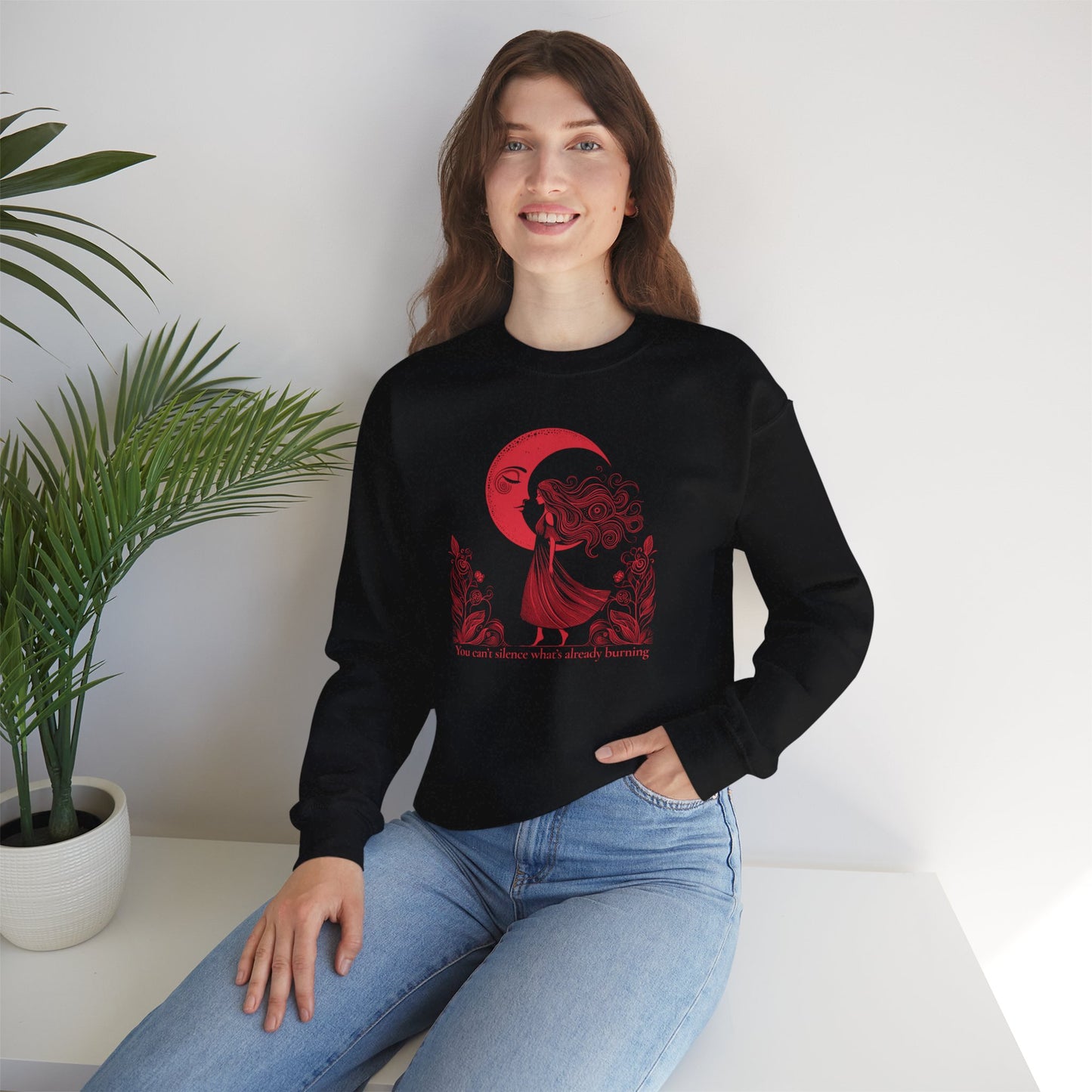 The Eternal Flame Celestial Art Sweatshirt | Storybook Den
