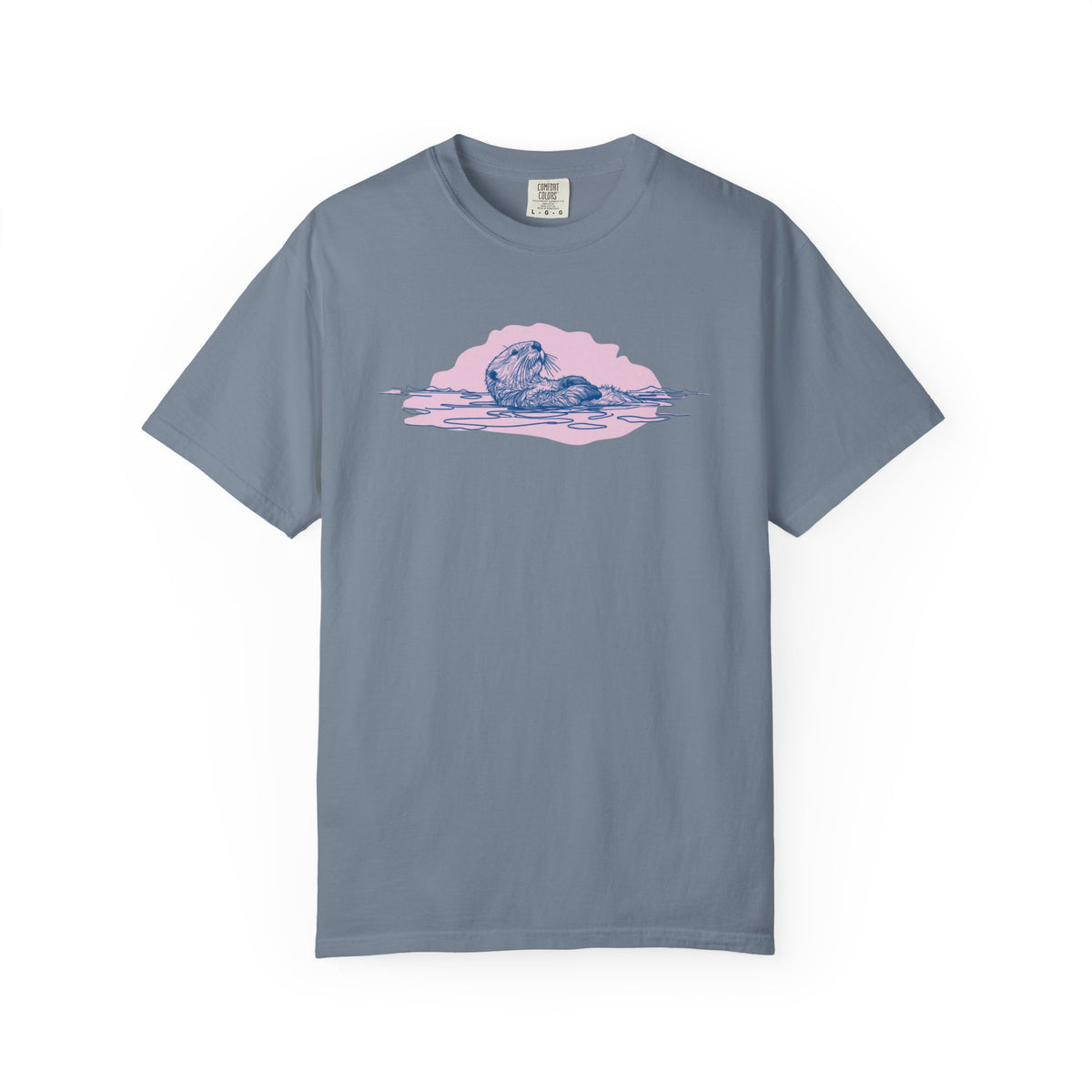 Sea Otter T-Shirt | Floating Otter Comfort Colors Tee