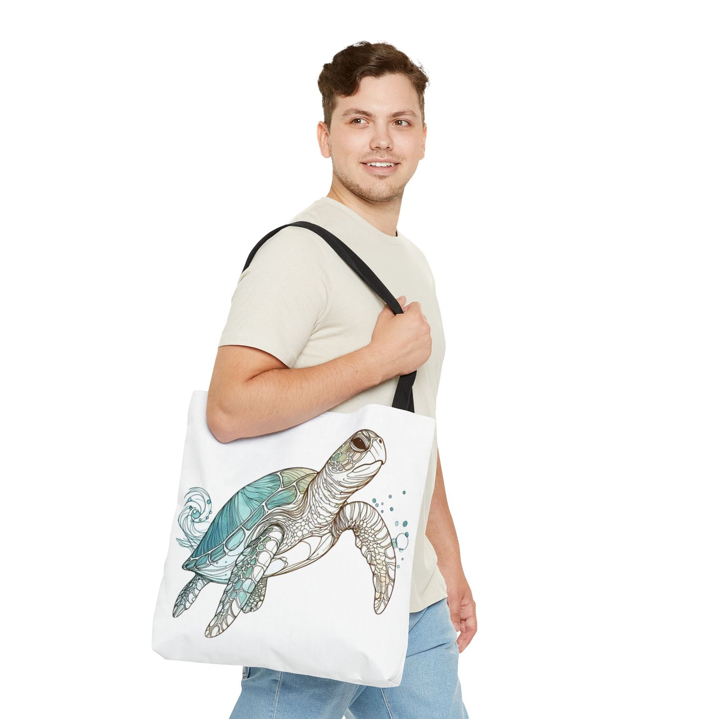 Sea Turtle Wisdom Tote | Coastal Zen Edition