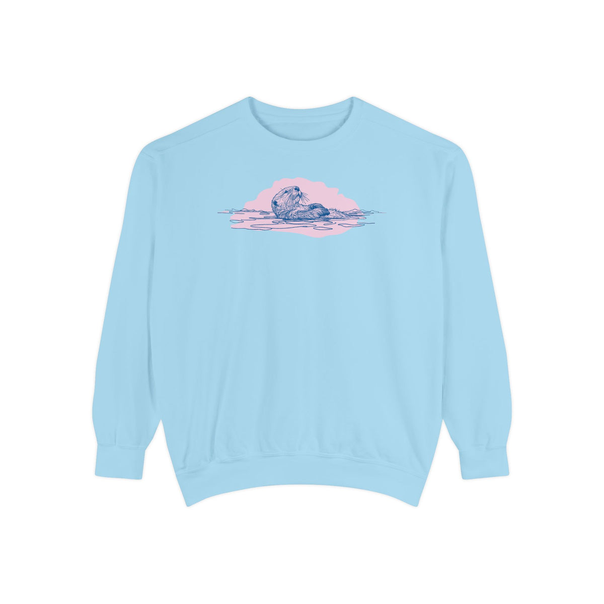 Sea Otter Sweatshirt | Floating Otter Crewneck
