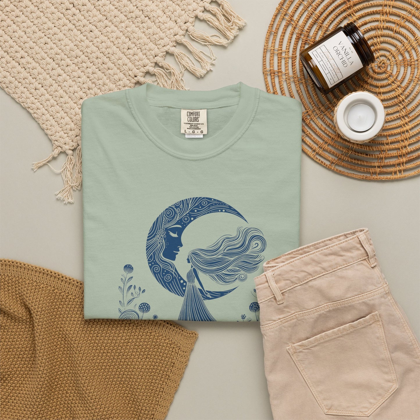 She Walks With the Weight of Every Woman Silenced Comfort Colors Tee