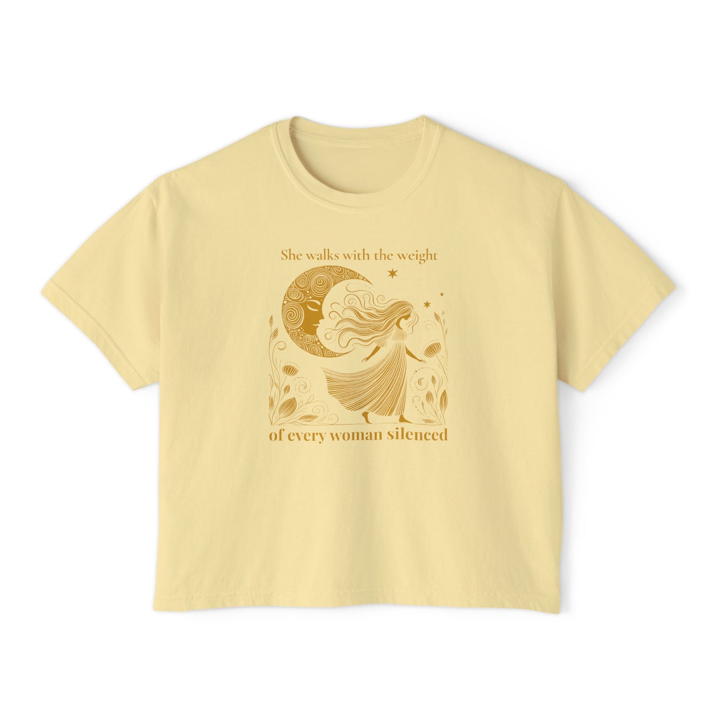 The Silenced Weight Signature Boxy Art Tee | Mystic Den