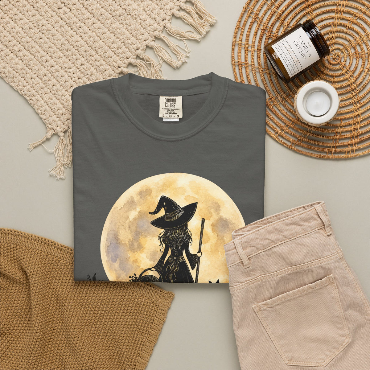 In My Witch Era Graphic Tee | Moon Witch Comfort Colors Shirt