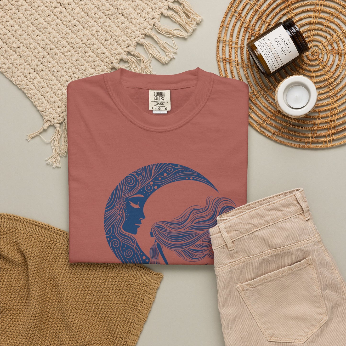 She Walked with the Moon Comfort Colors T-Shirt
