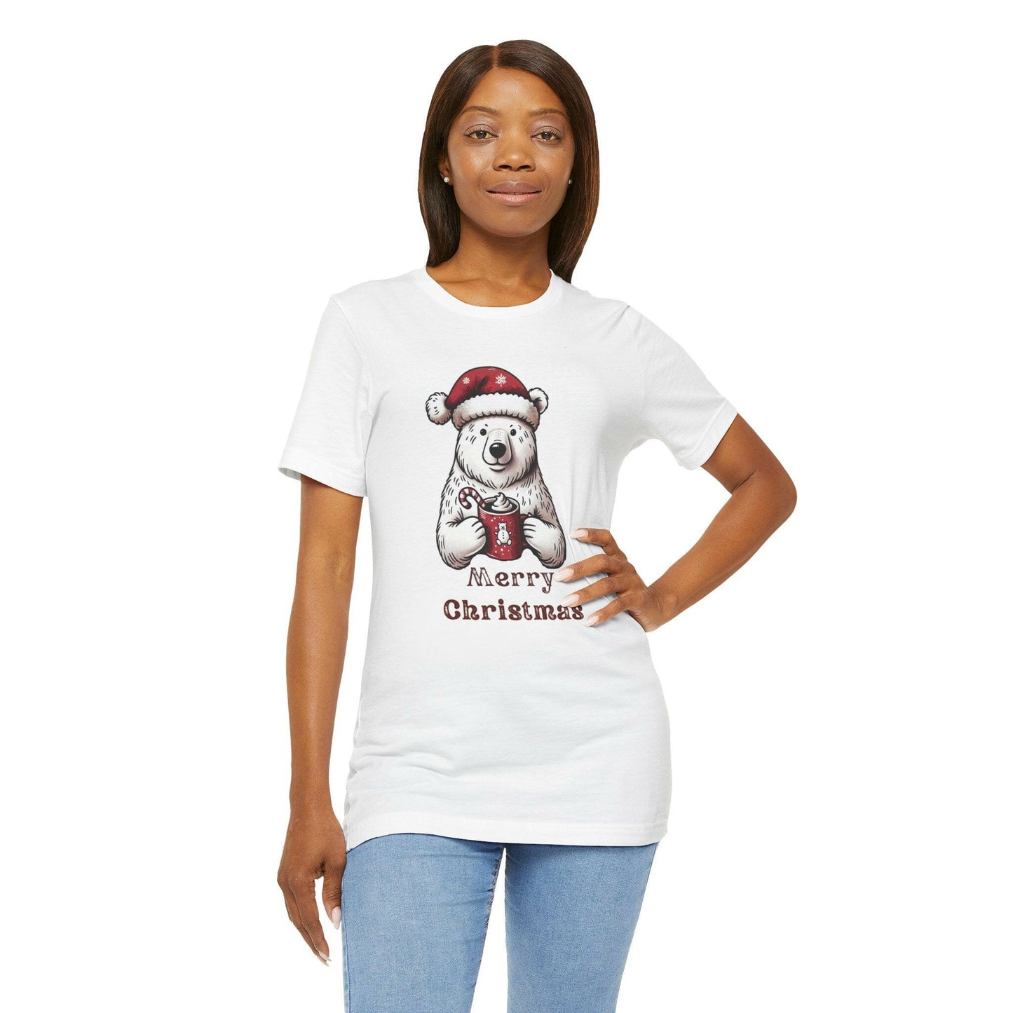 Merry Christmas Polar Bear Tee - Stompy Paws