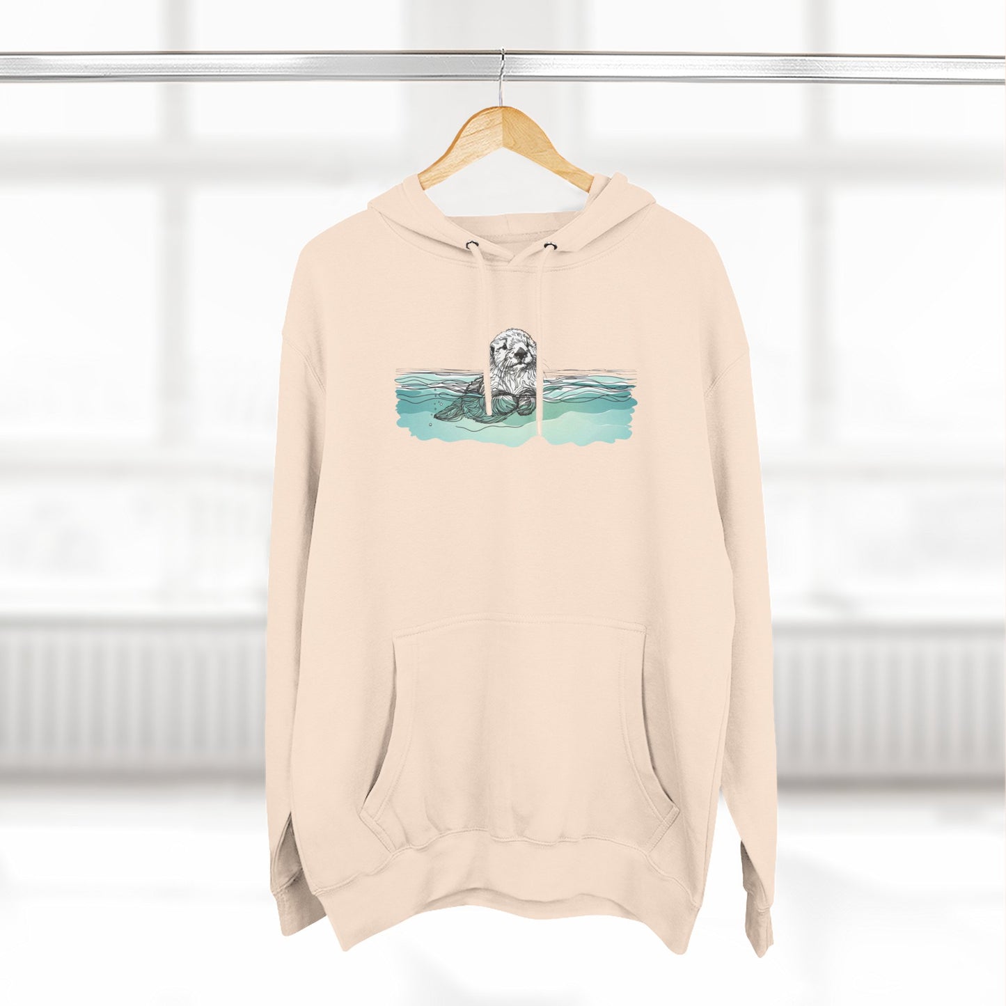 Otter in the Water Hoodie