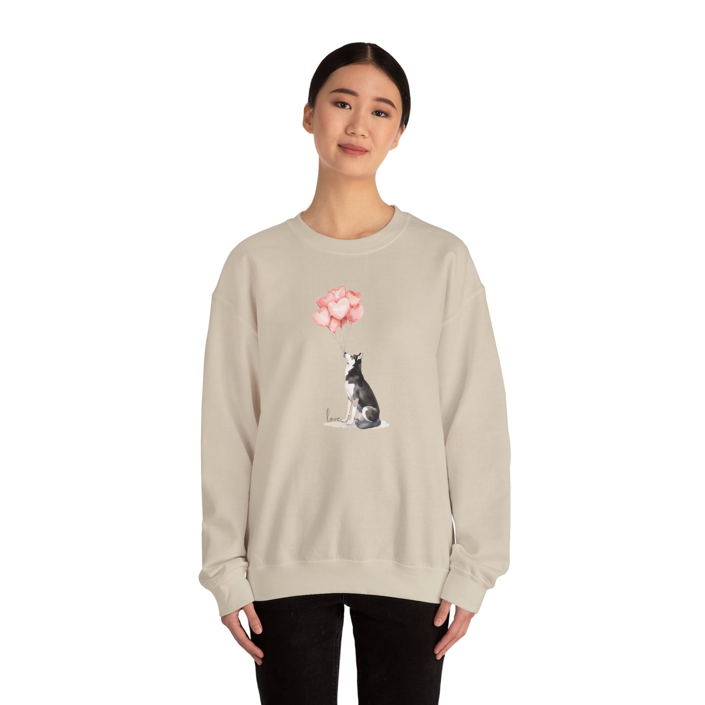 The Infinite Affection Husky Art Sweatshirt | Storybook Den