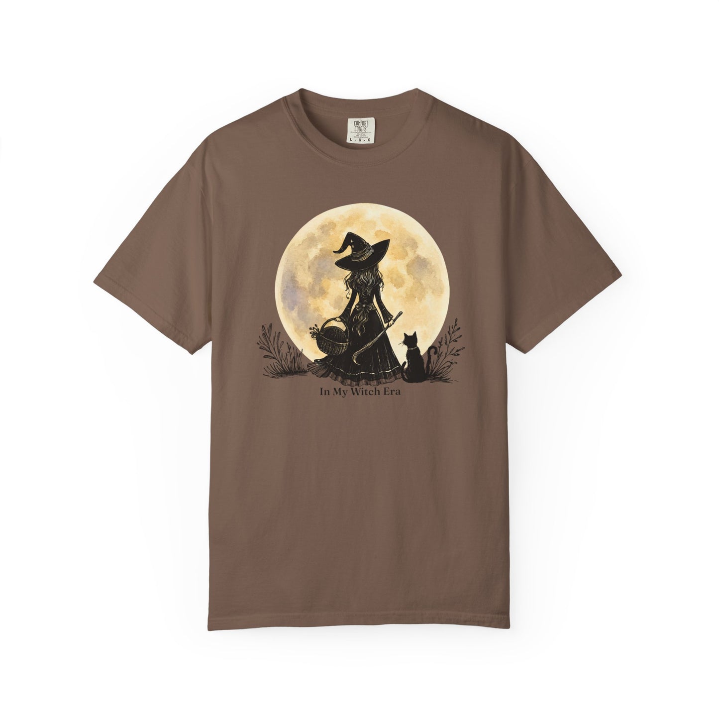 In My Witch Era Graphic Tee | Moon Witch Comfort Colors Shirt