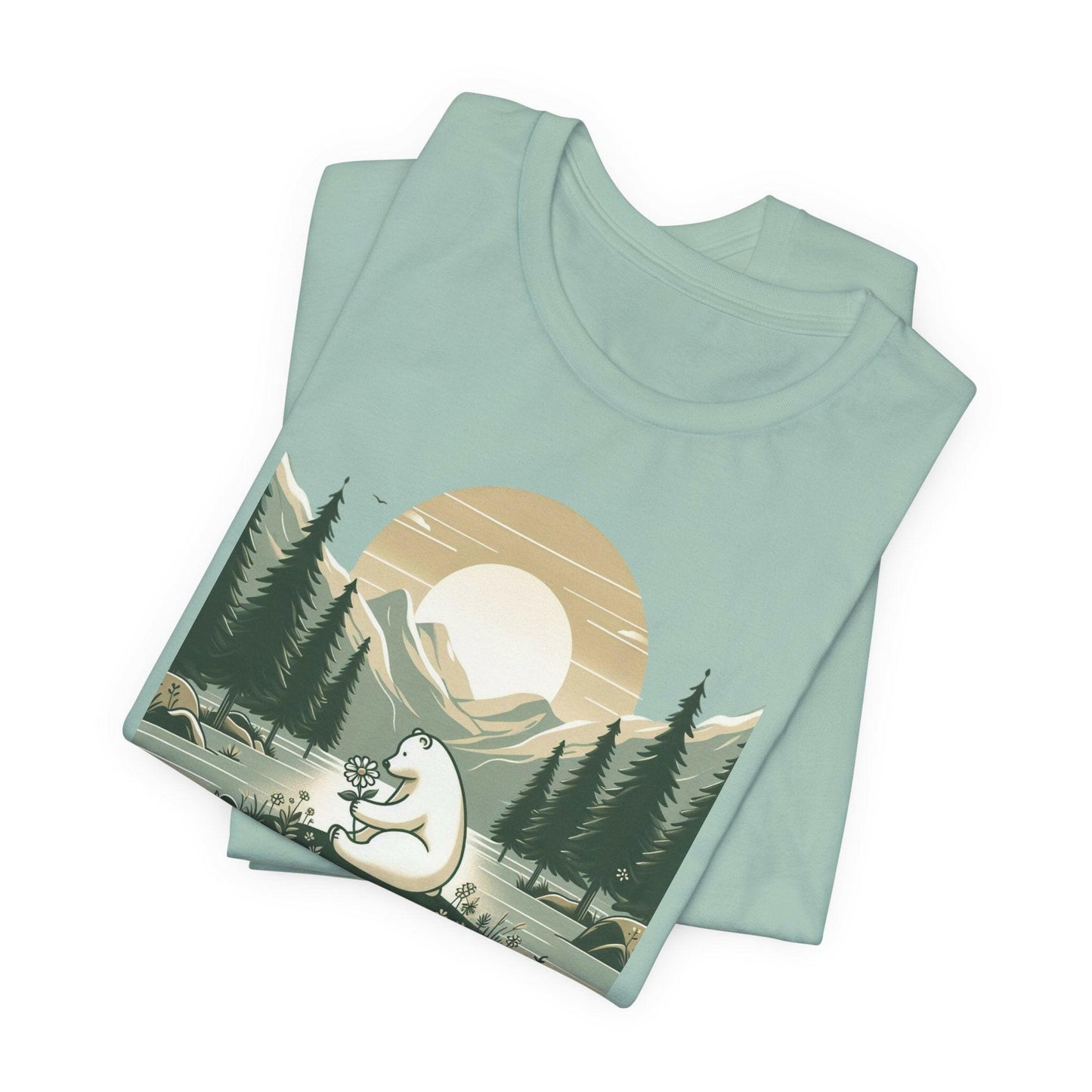 Nature-Inspired Unisex Tee - Embrace Nature's Beauty Polar Bear