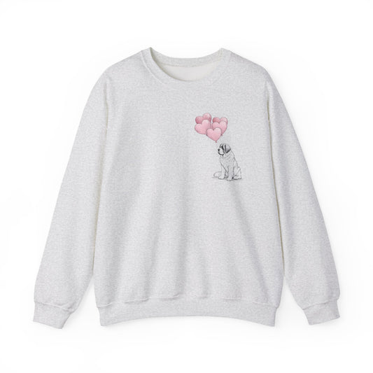 The Gentle Mountain Saint Bernard Art Sweatshirt | Storybook Den