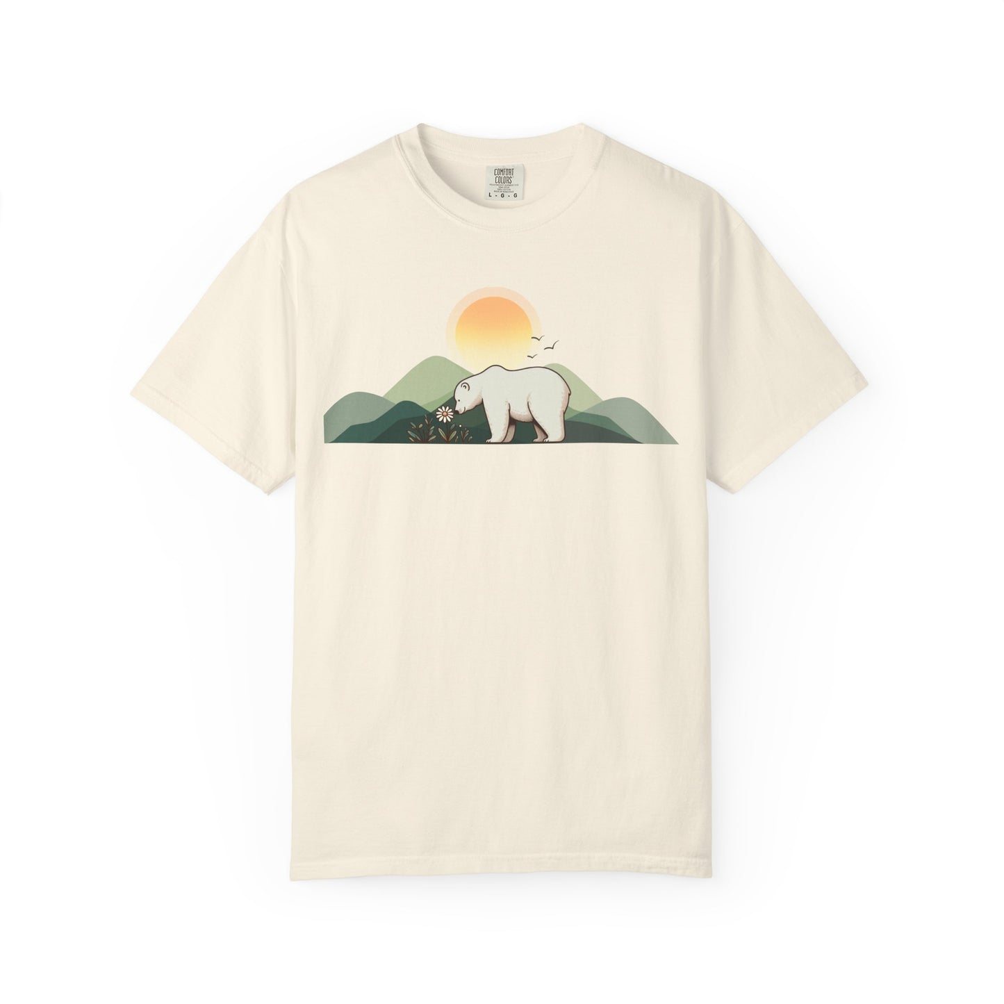 Polar Bear Sunrise T-Shirt — Wildflower Mountain Graphic