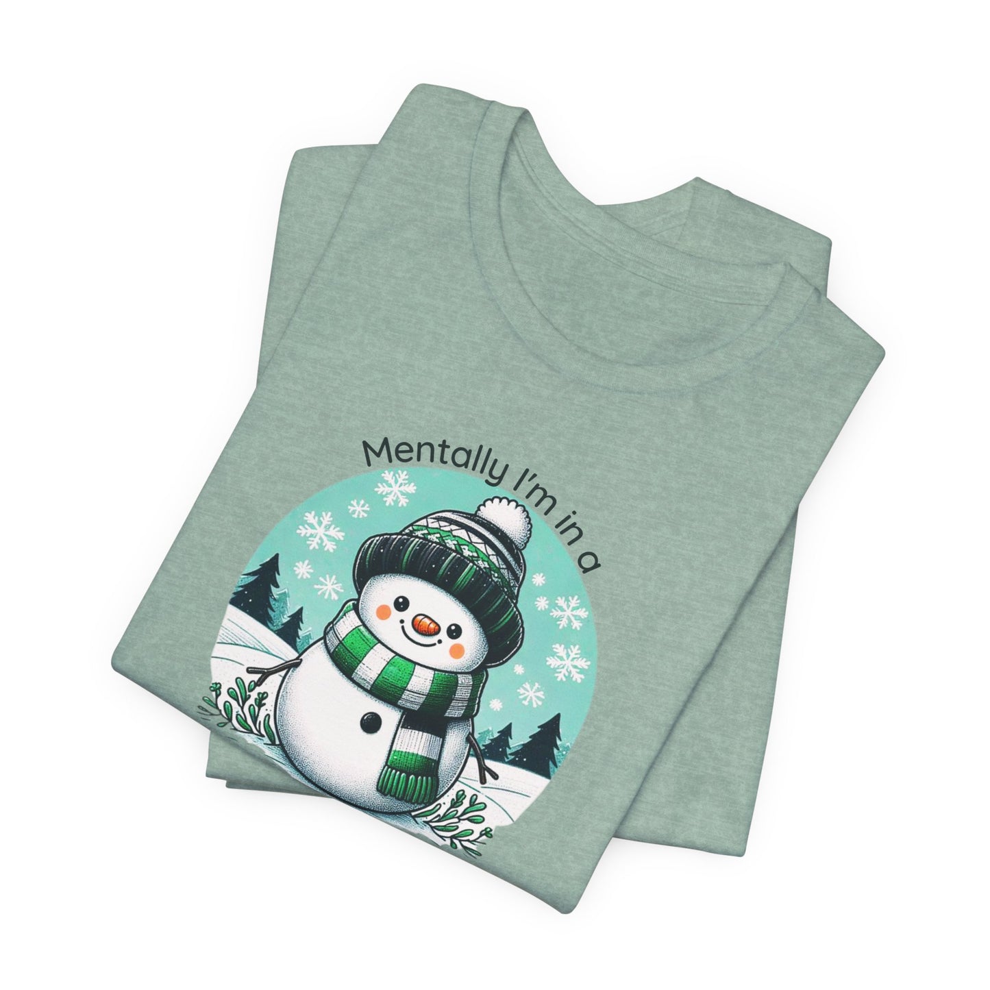 Snowglobe Snowman T-Shirt