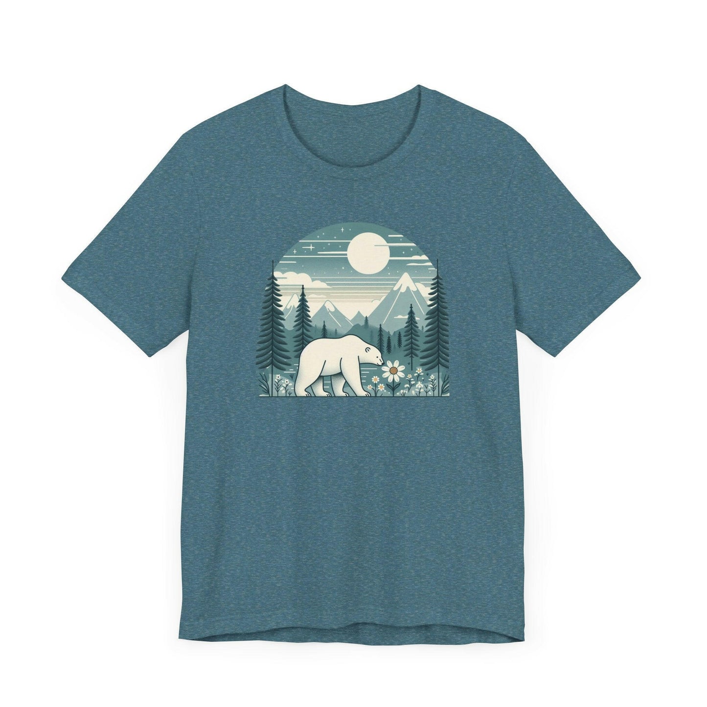 Nature Lover's Bear Graphic Tee | Unisex Jersey Short Sleeve T-Shirt - Stompy Paws