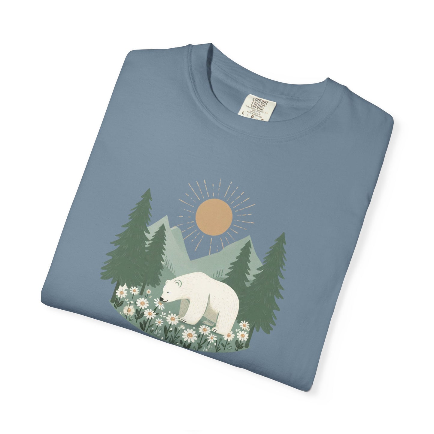 Sunlit Forest Polar Bear Tee