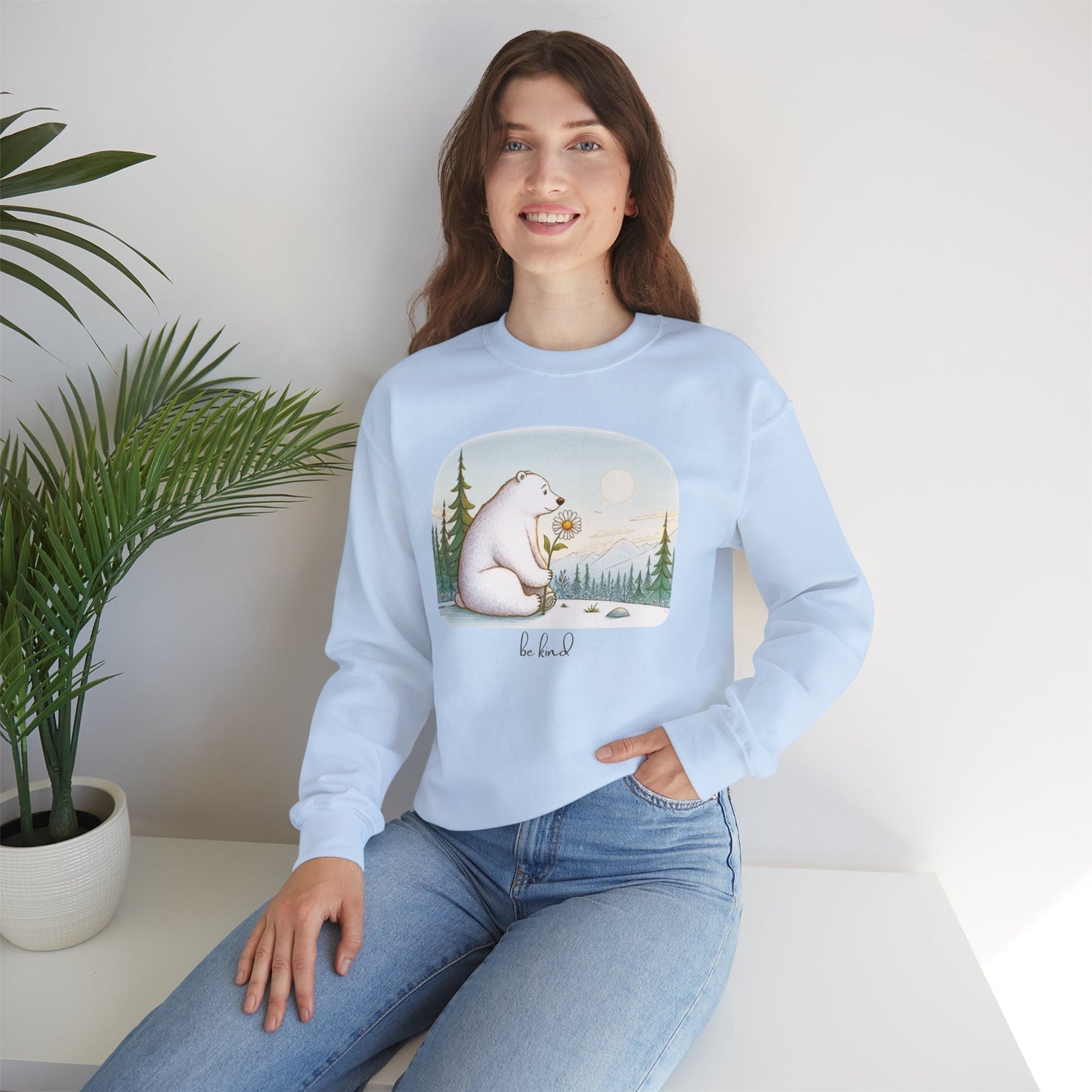 Be Kind Polar Bear Sweatshirt | Polar Den