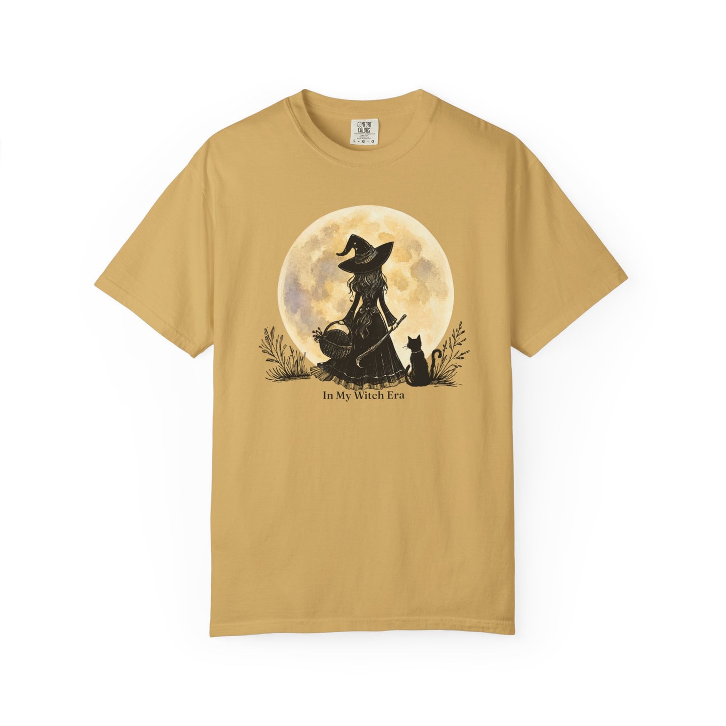 In My Witch Era Graphic Tee | Moon Witch Comfort Colors Shirt