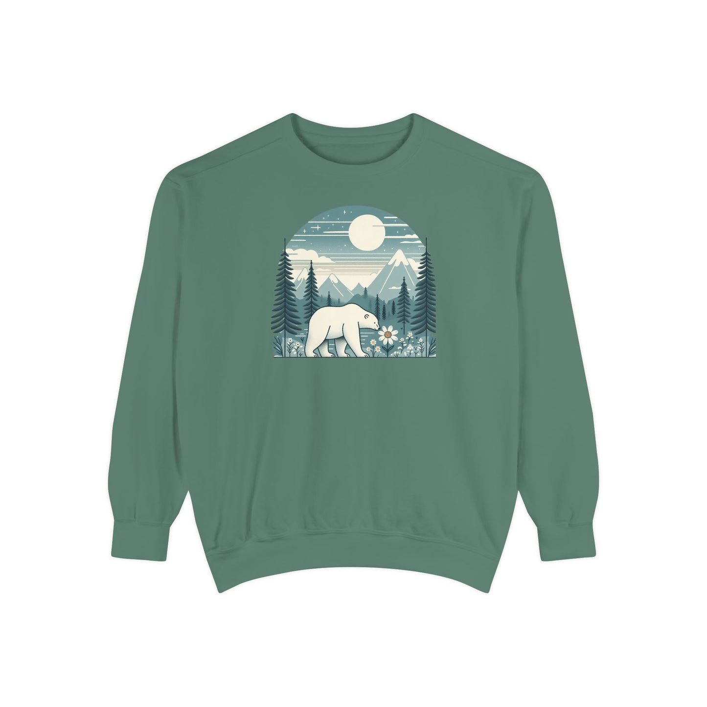 Solstice Polar Bear Comfort Colors Sweatshirt