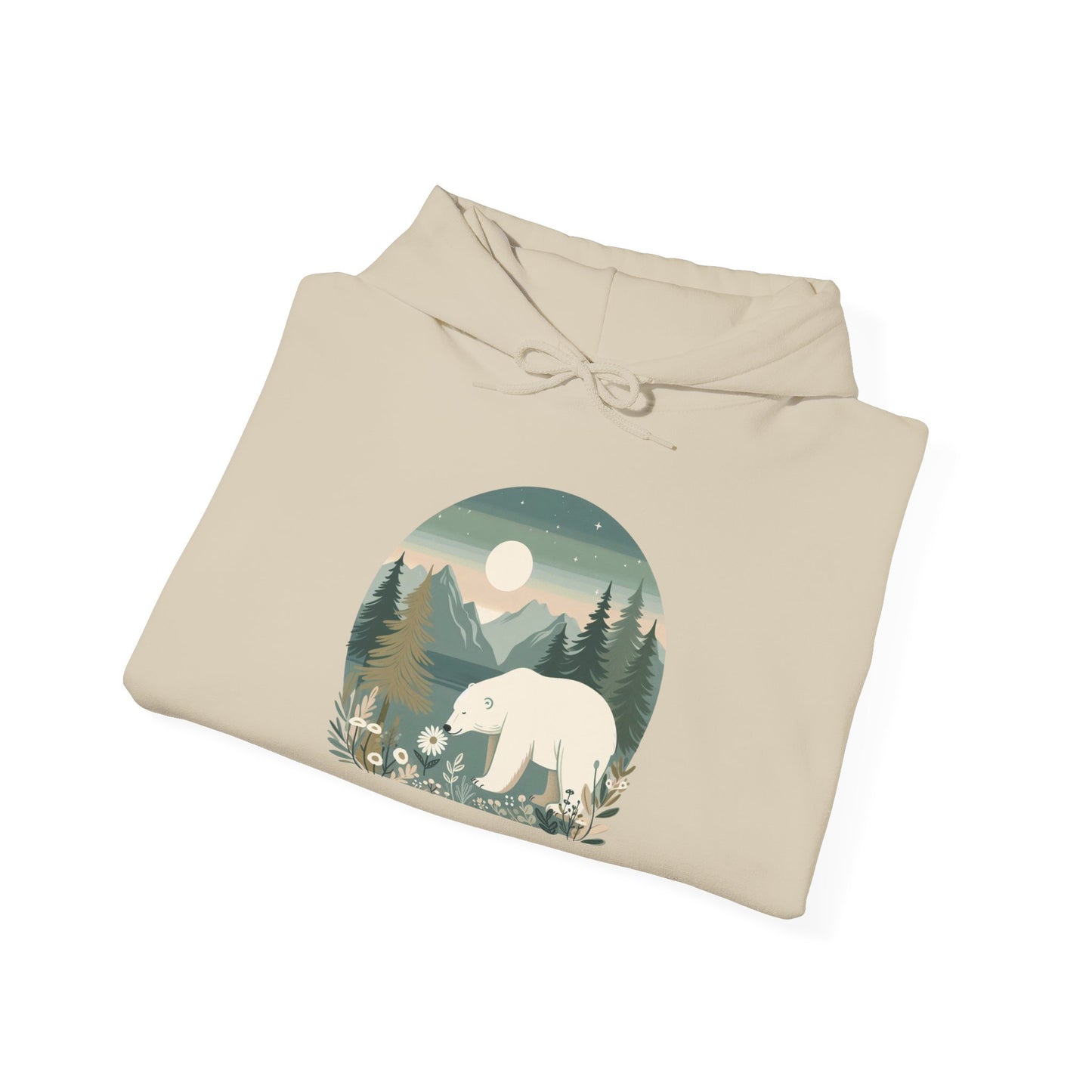 Moonlight Polar Bear Hoodie | Polar Den Edition