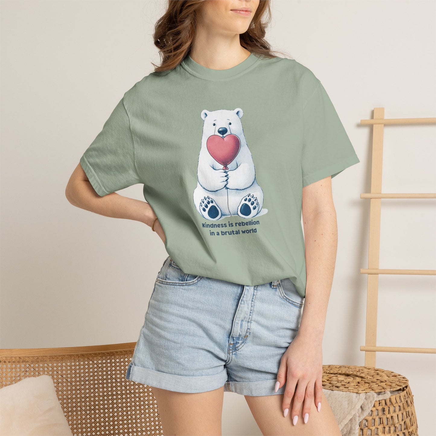Comfort Colors Polar Bear Kindness Tee