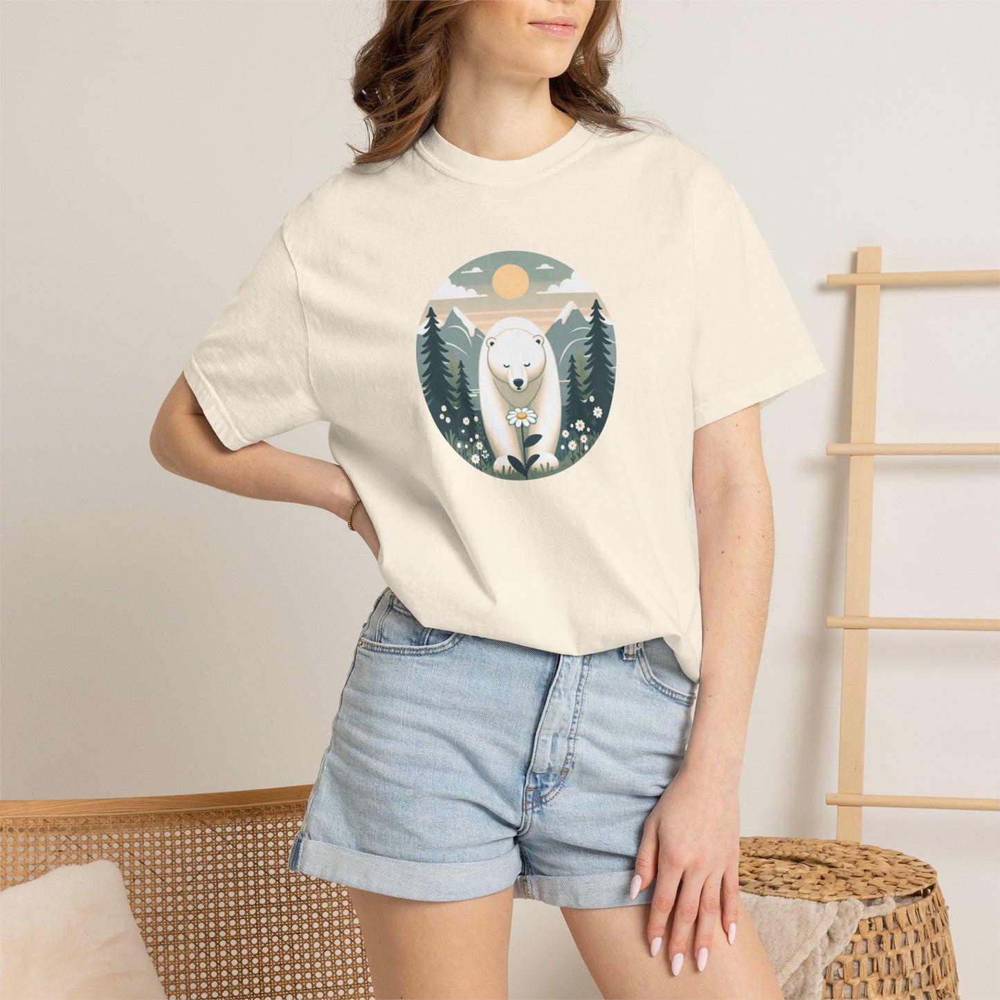 Polar Bear Alpine Comfort Colors Tee