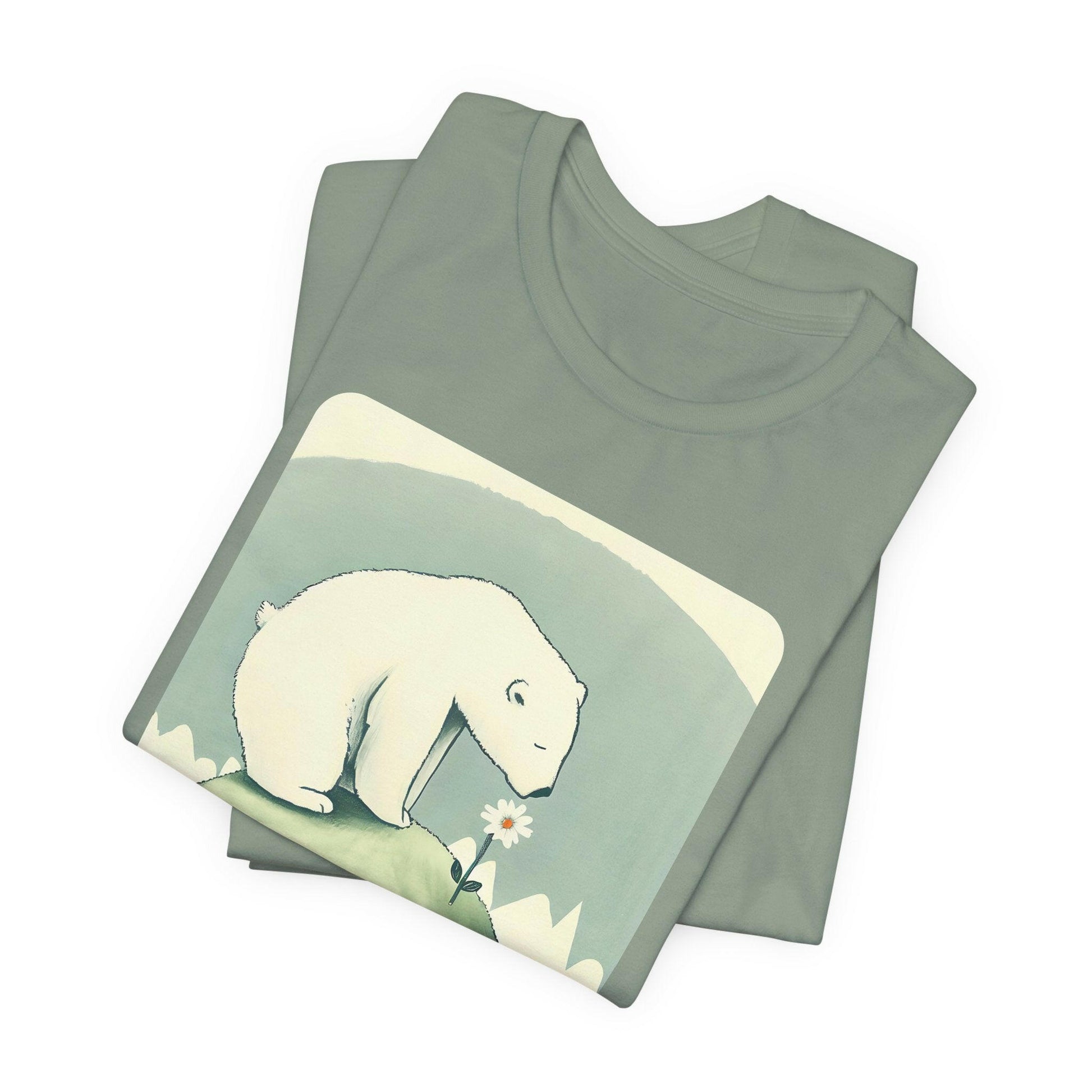 Polar Bear Daisy Tee - Stompy Paws