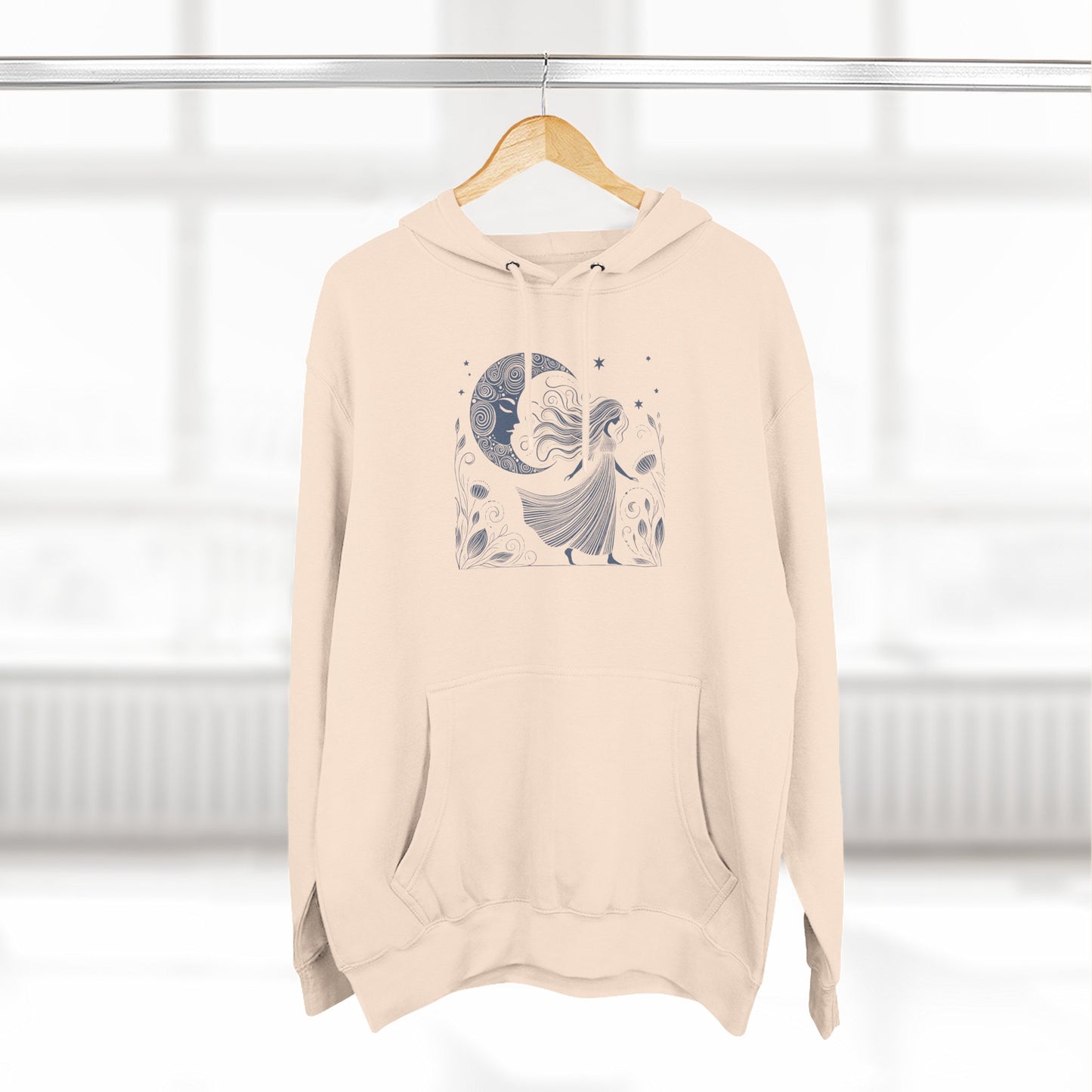 Moonlit Wildflower Woman Hoodie