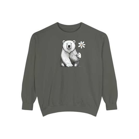 Wildflower Polar Bear Sweatshirt