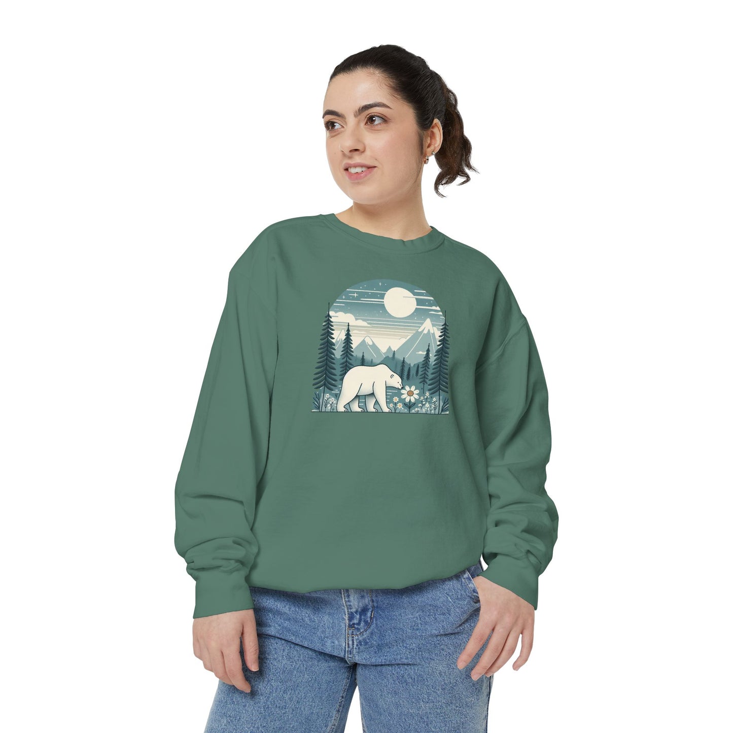 Solstice Polar Bear Comfort Colors Sweatshirt