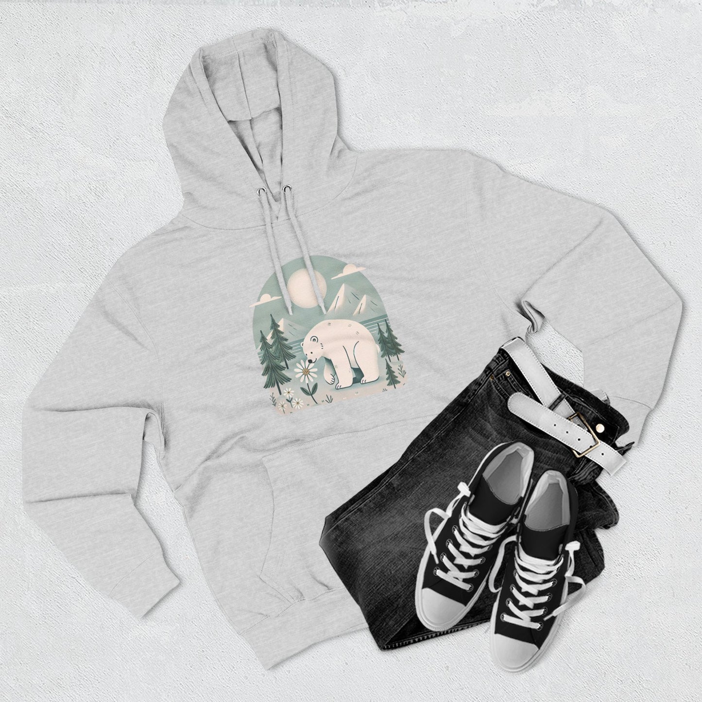 Polar Bear Meadow Hoodie