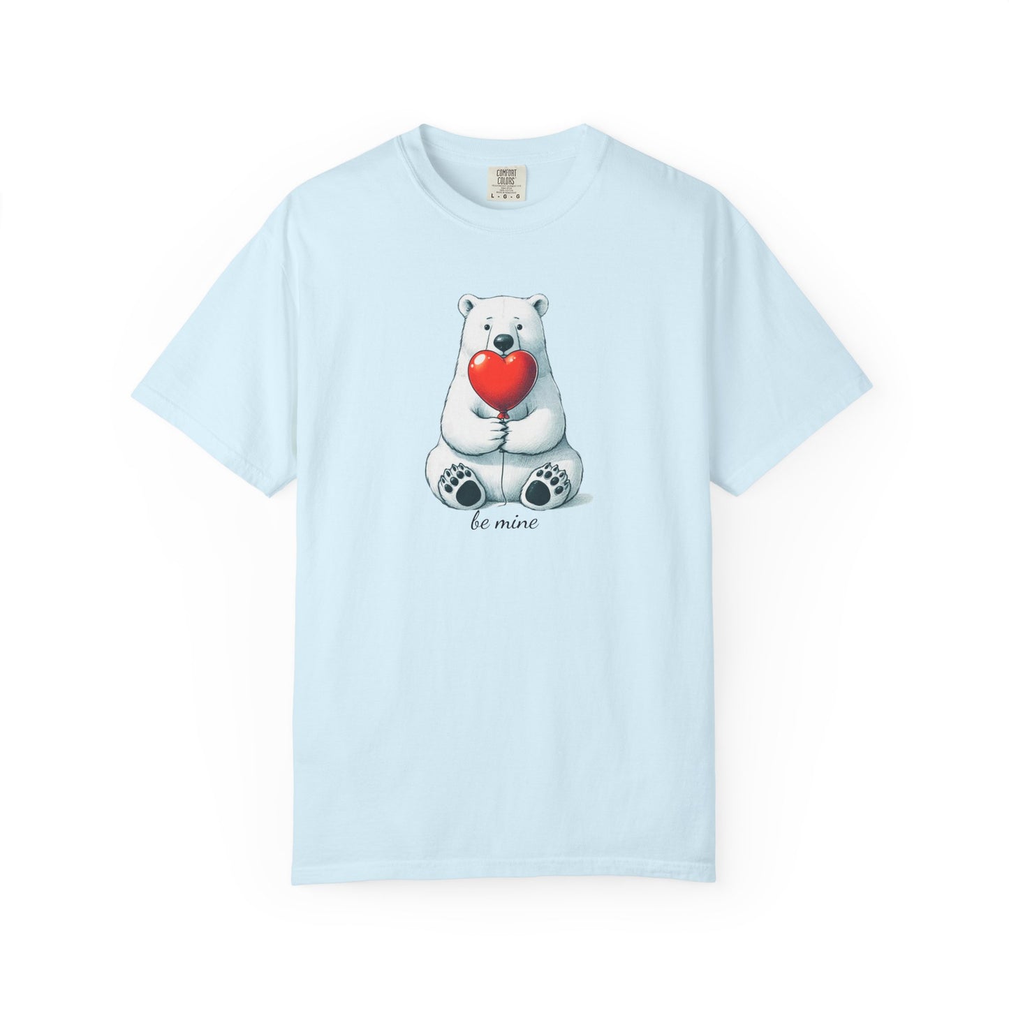 Be Mine Polar Bear Comfort Colors Tee