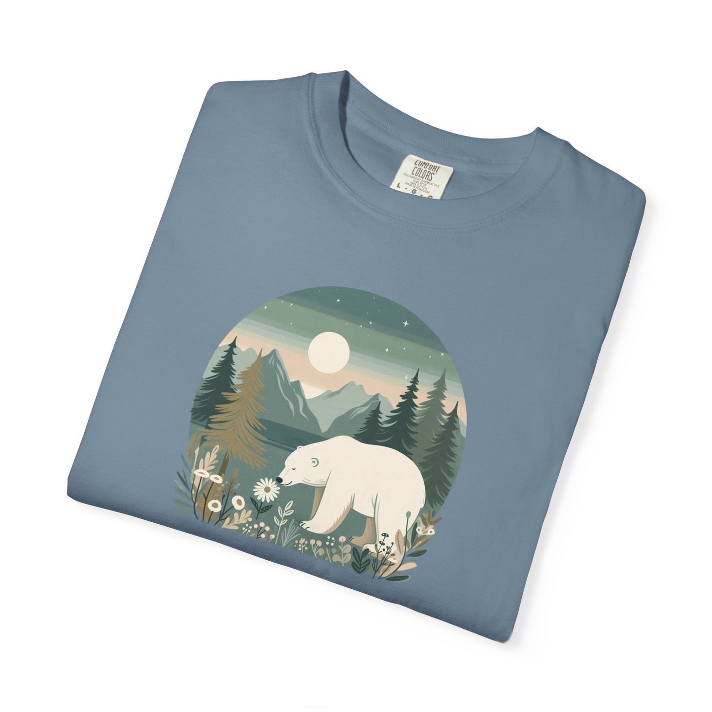 Polar Bear Wilderness Comfort Colors Tee