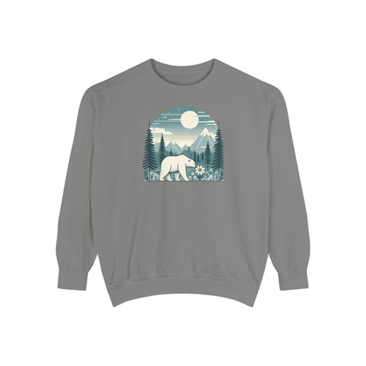 Solstice Polar Bear Comfort Colors Sweatshirt