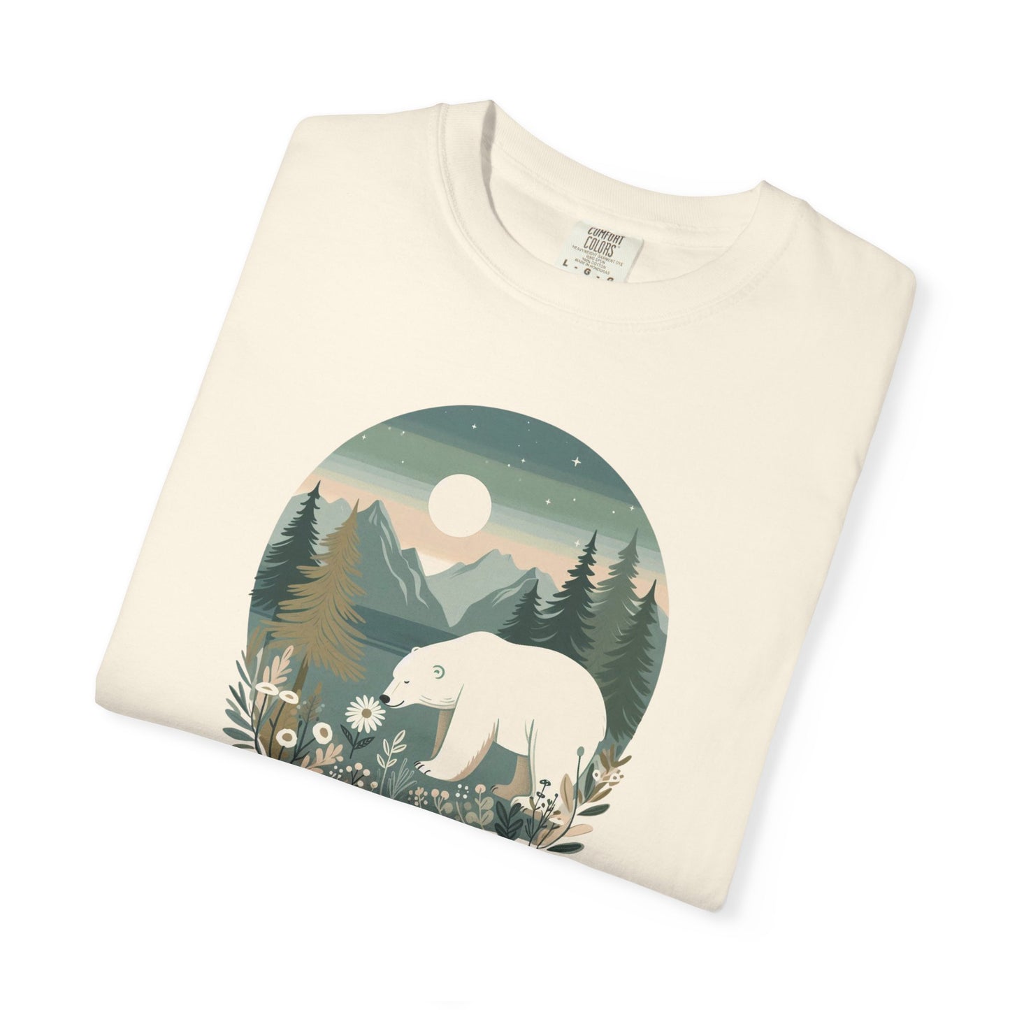 Moonlit Meadow Polar Bear Tee