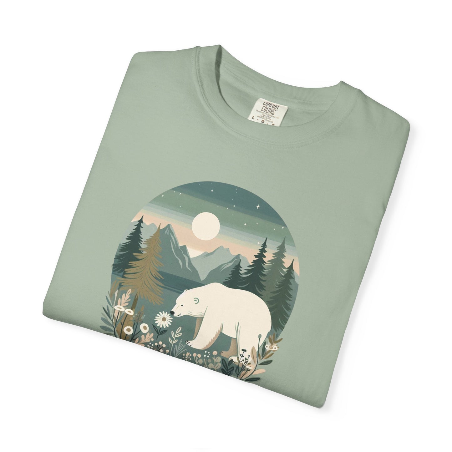 Moonlit Meadow Polar Bear Tee