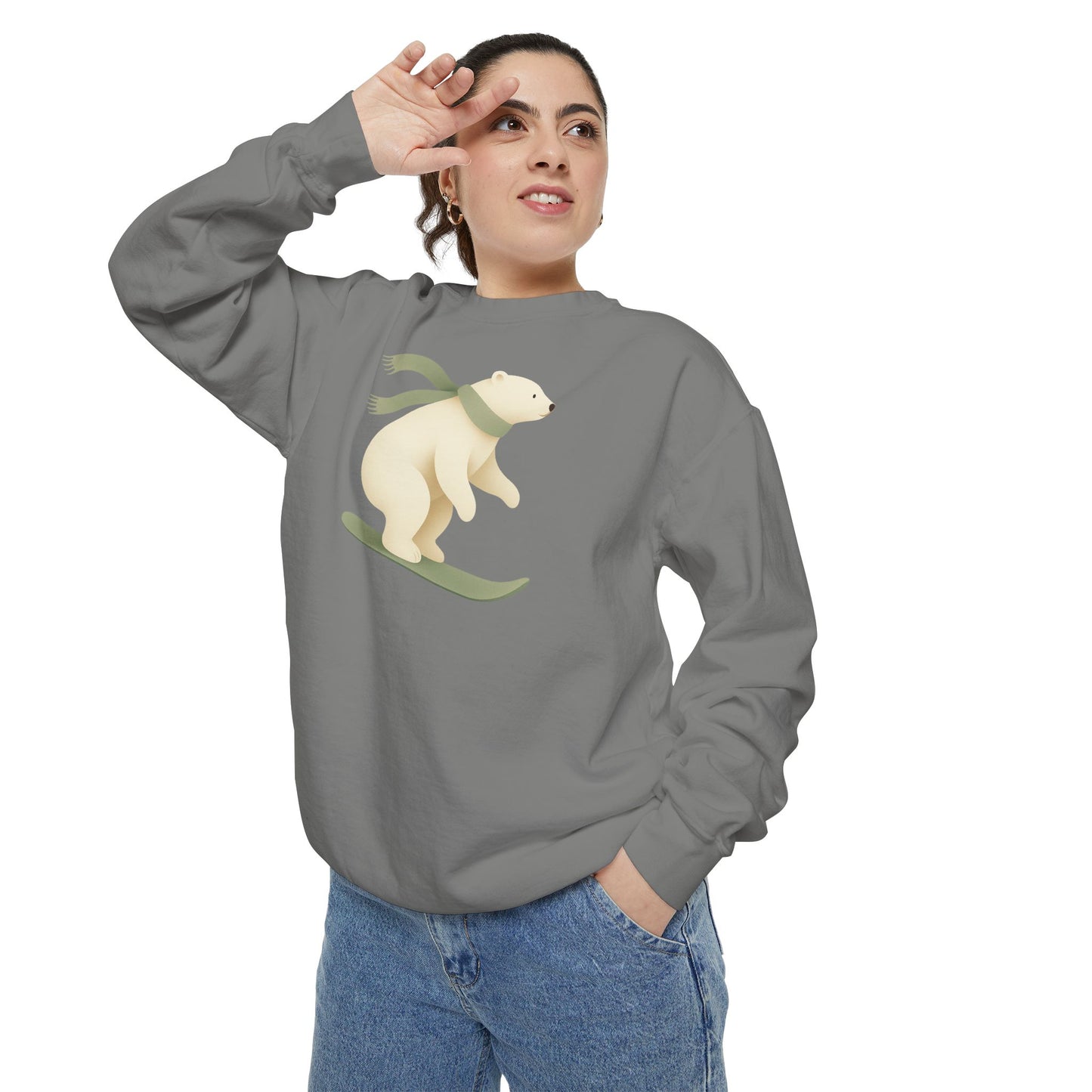 Snowboard Polar Bear Sweatshirt
