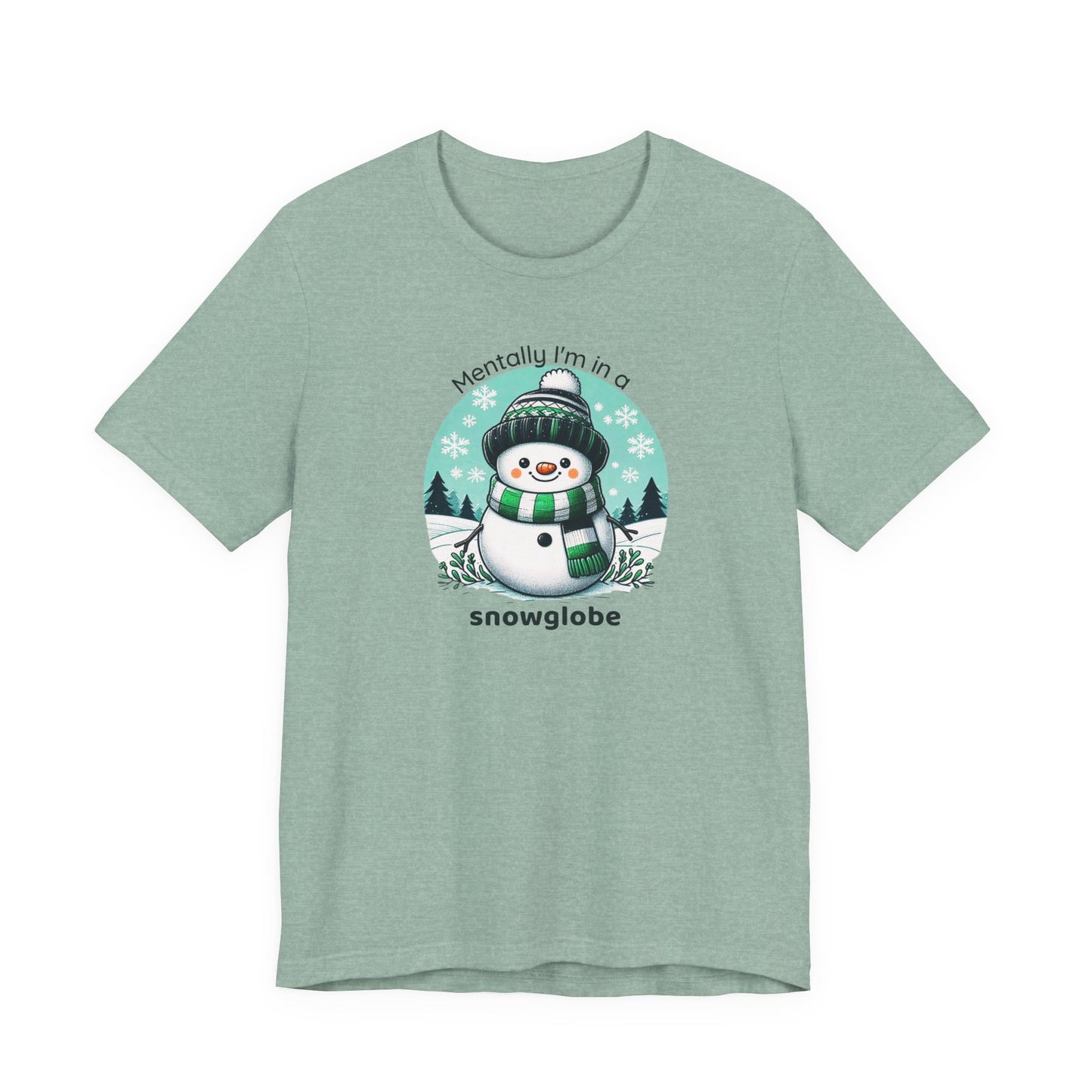 Snowglobe Snowman T-Shirt