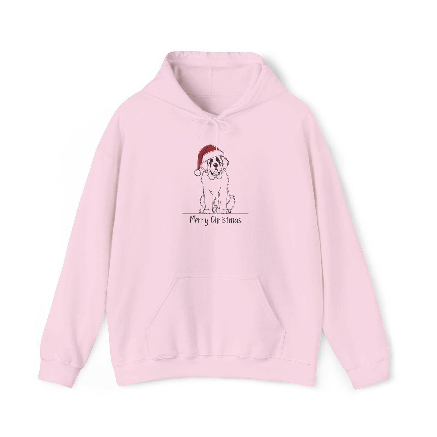 Merry Christmas Saint Bernard Hoodie