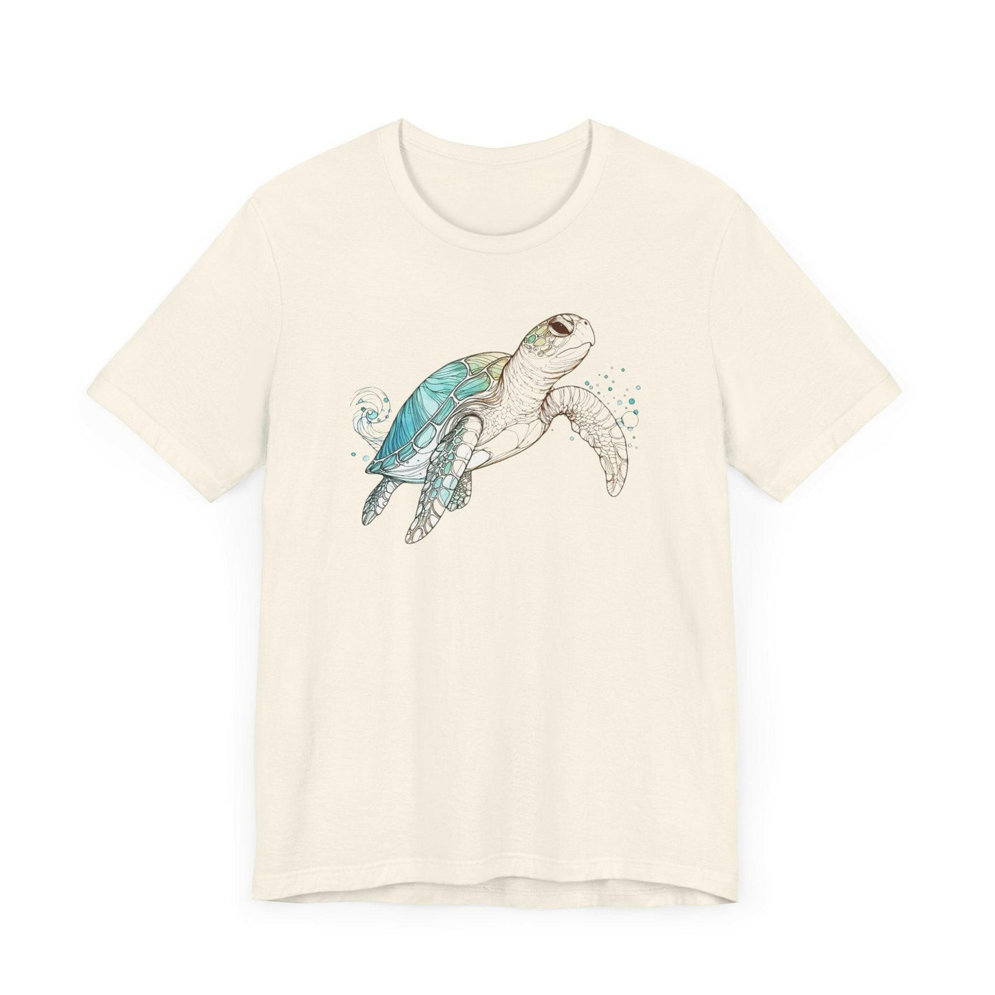 Sea Turtle Water Color Unisex Tee - Stompy Paws