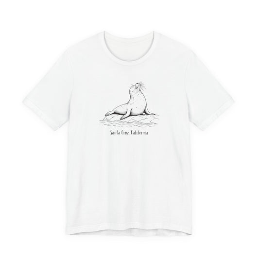 The Sun-Bather Santa Cruz Sea Lion Tee | Coastal Den