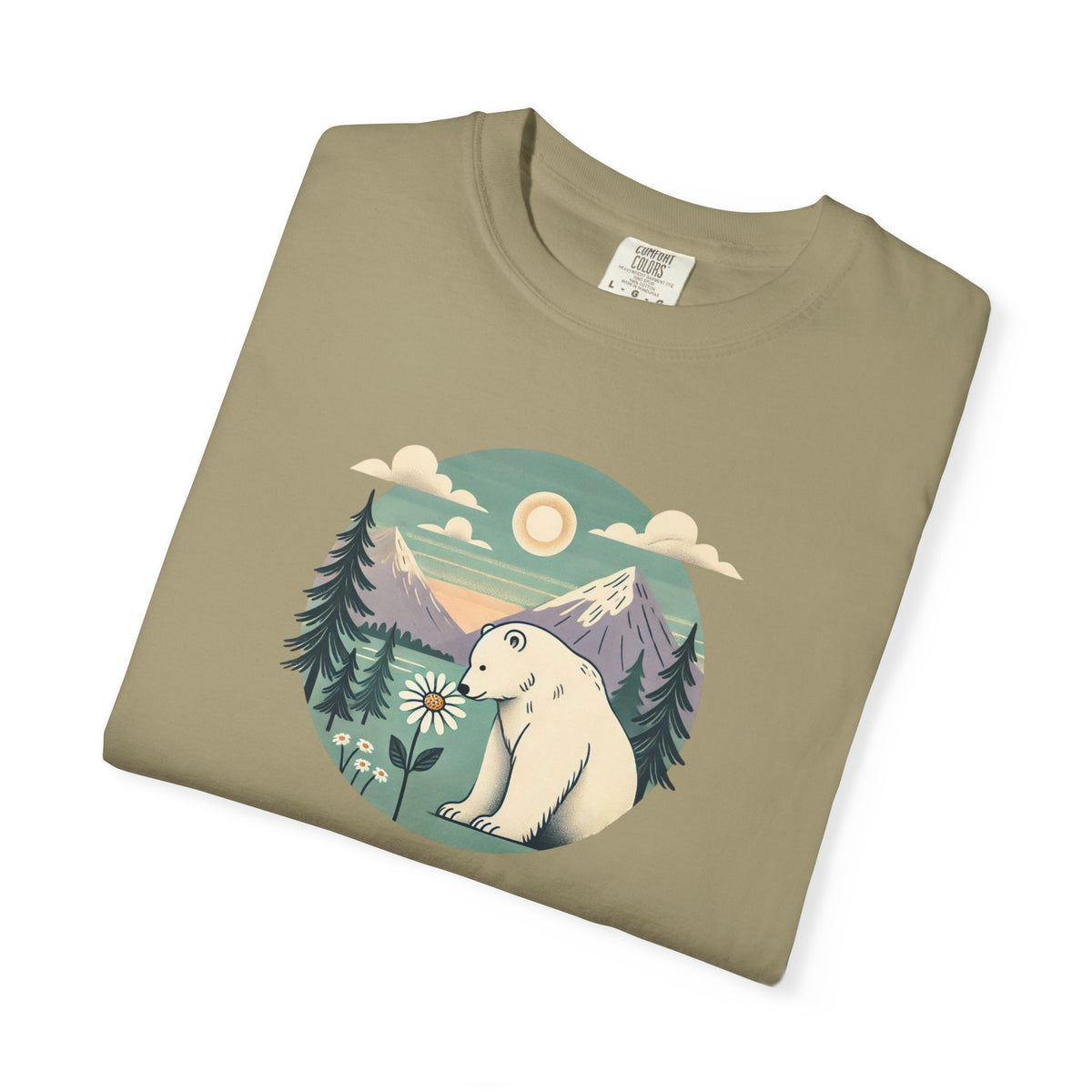 Polar Bear Mountain T-Shirt | Comfort Colors Tee